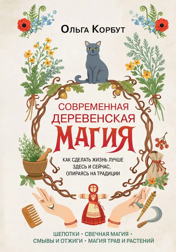 Современная деревенская магия. Как сделать жизнь лучше здесь и сейчас, опираясь на традиции. Обложка