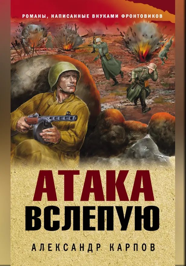 Атака вслепую. Обложка