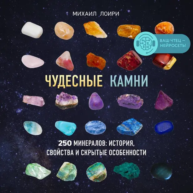 Чудесные камни. 250 минералов: история, свойства, скрытые особенности. Обложка