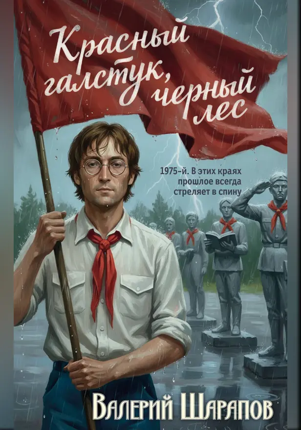 Красный галстук, черный лес. Обложка