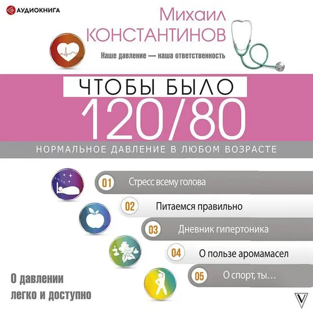 Чтобы было 120/80. Нормальное давление в любом возрасте!. Обложка
