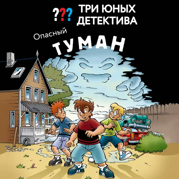 Три юных детектива. Опасный туман. Обложка
