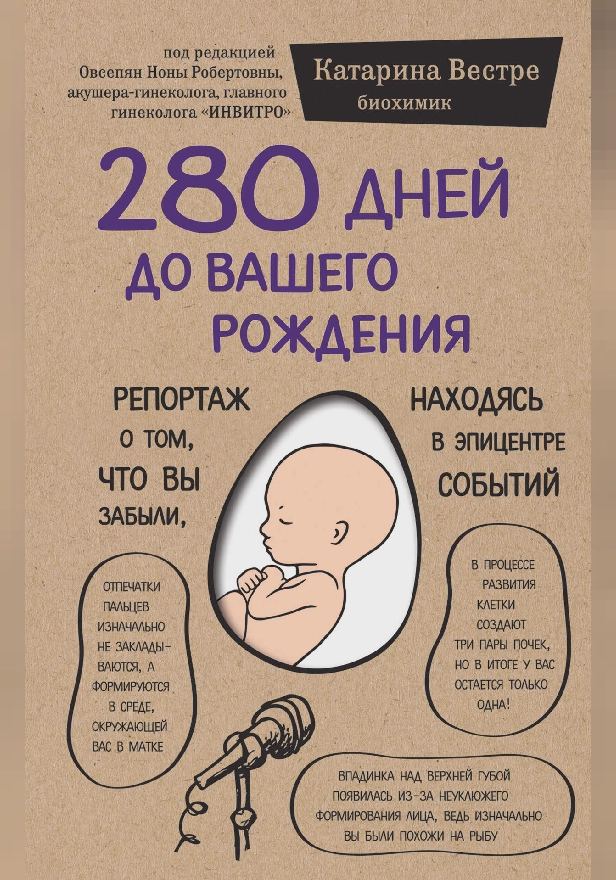 280 дней до вашего рождения. Репортаж о том, что вы забыли, находясь в эпицентре событий. Обложка