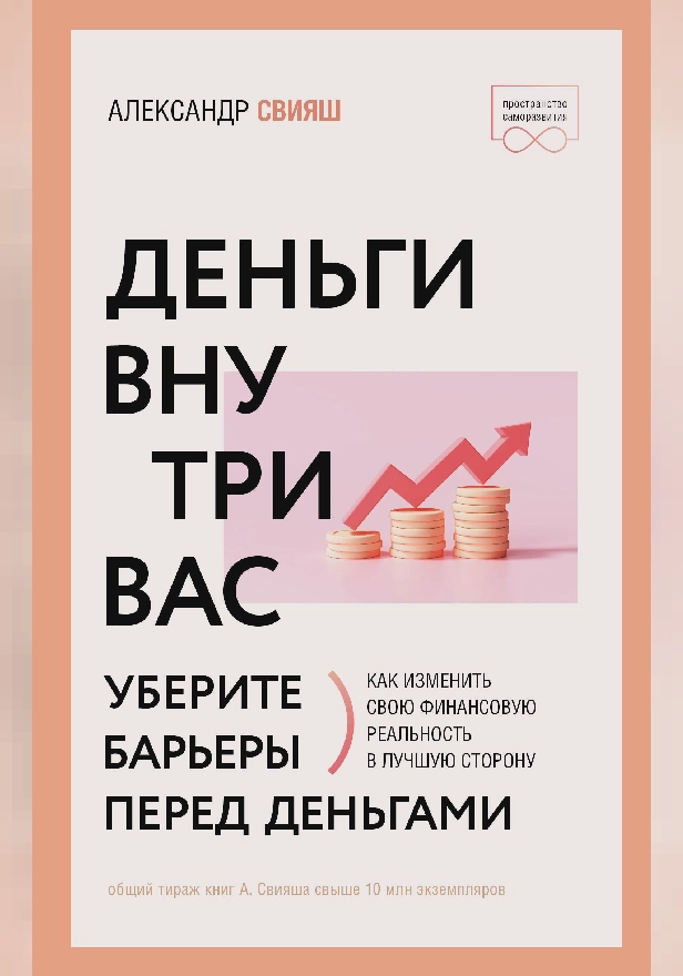 Деньги внутри вас. Уберите барьеры перед деньгами. Обложка