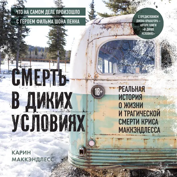 Смерть в диких условиях. Реальная история о жизни и трагической смерти Криса МакКэндлесса. Обложка