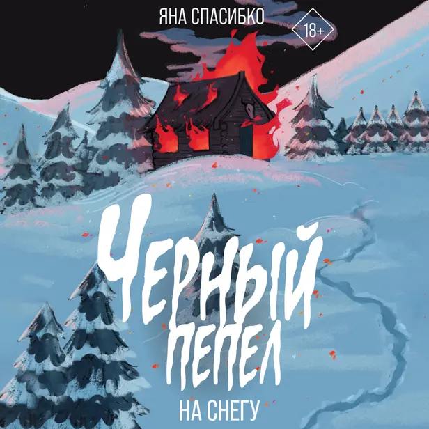 Черный пепел на снегу. Обложка
