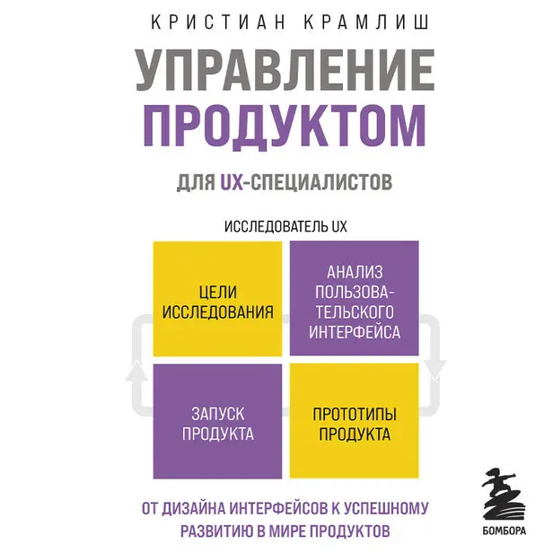 Управление продуктом для UX-специалистов. От дизайна интерфейсов к успешному развитию в мире продуктов. Обложка
