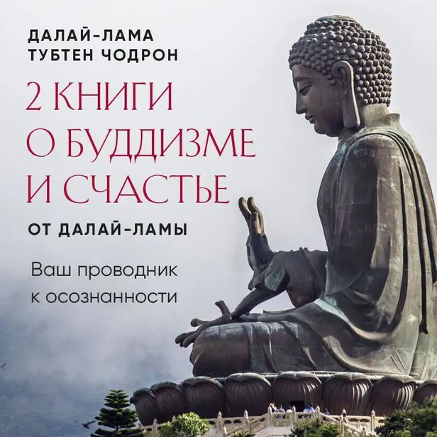 2 книги о буддизме и счастье от Далай-ламы. Комплект, который станет вашим проводником к осознанности. Обложка