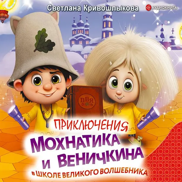 Приключения Мохнатика и Веничкина в школе Великого Волшебника. Обложка