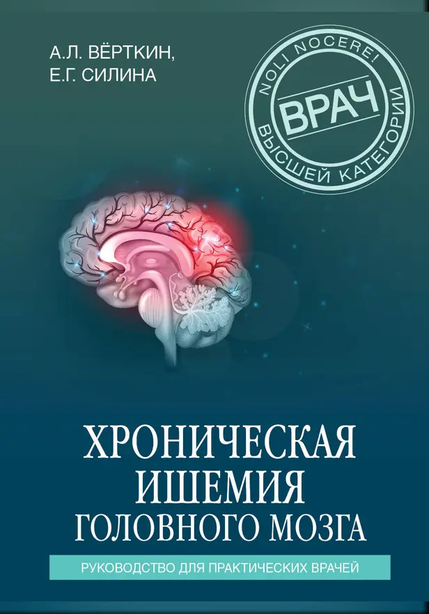 Хроническая ишемия головного мозга. Руководство для практических врачей. Обложка