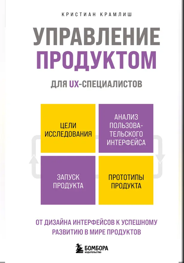Управление продуктом для UX-специалистов. От дизайна интерфейсов к успешному развитию в мире продуктов. Обложка