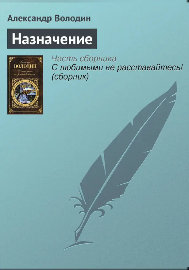 Назначение. Обложка
