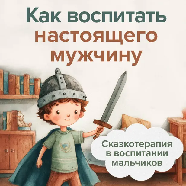 Сказкотерапия в воспитании мальчиков. Как воспитать настоящего мужчину. Обложка