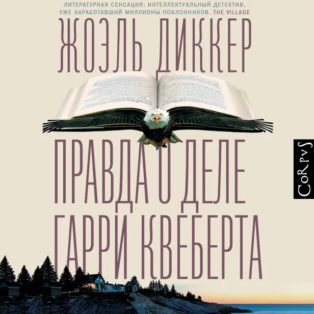 Правда о деле Гарри Квеберта. Обложка