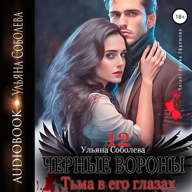 Чёрные вороны 12. Тьма в его глазах. Обложка