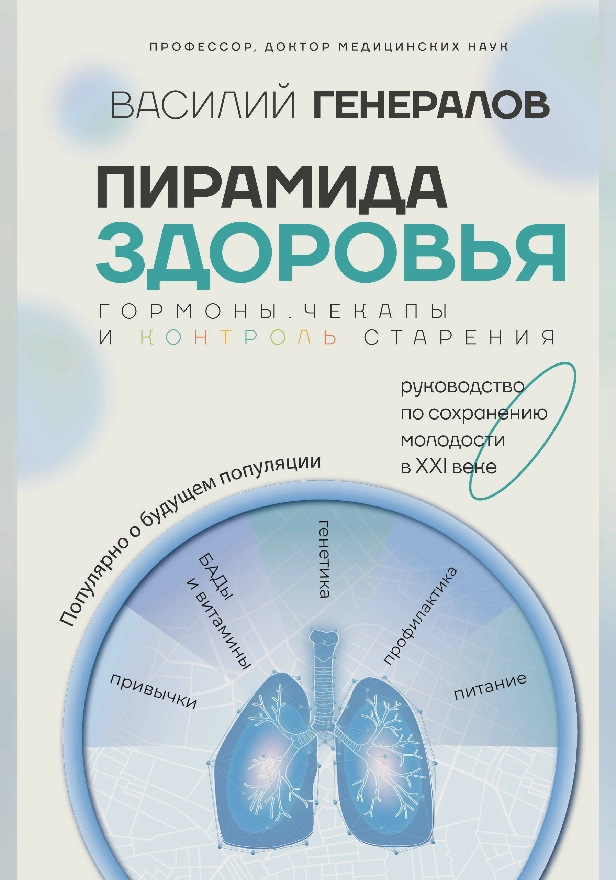 Пирамида здоровья: гормоны, чекапы и контроль старения. Обложка
