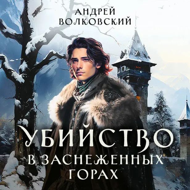 Убийство в заснеженных горах. Обложка
